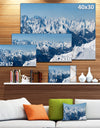 French Alps Panorama Photography Canvas Art Print