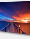 Wooden Pier - Seascape Photography Canvas Art Print