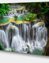 Huay mae Ka Min Waterfall Photography Canvas Print