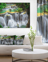 Huay mae Ka Min Waterfall Photography Canvas Print