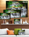 Huay mae Ka Min Waterfall Photography Canvas Print