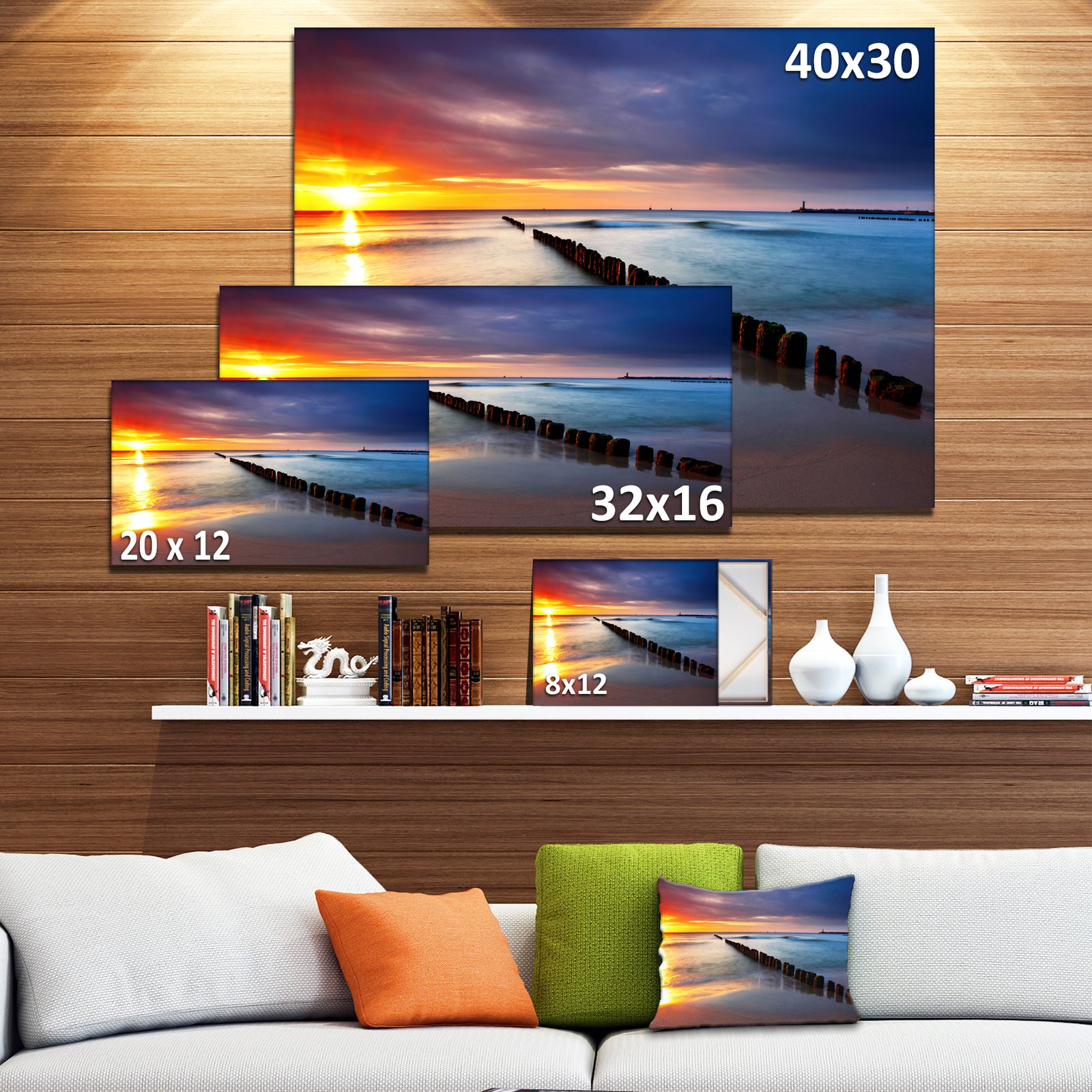 Baltic Sea Poland Beach - Photography Canvas Art Print