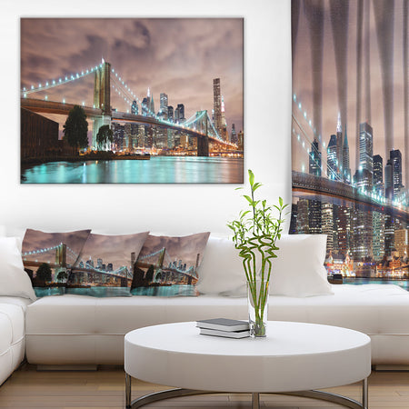New York City Panorama - Cityscape Photography Canvas Print