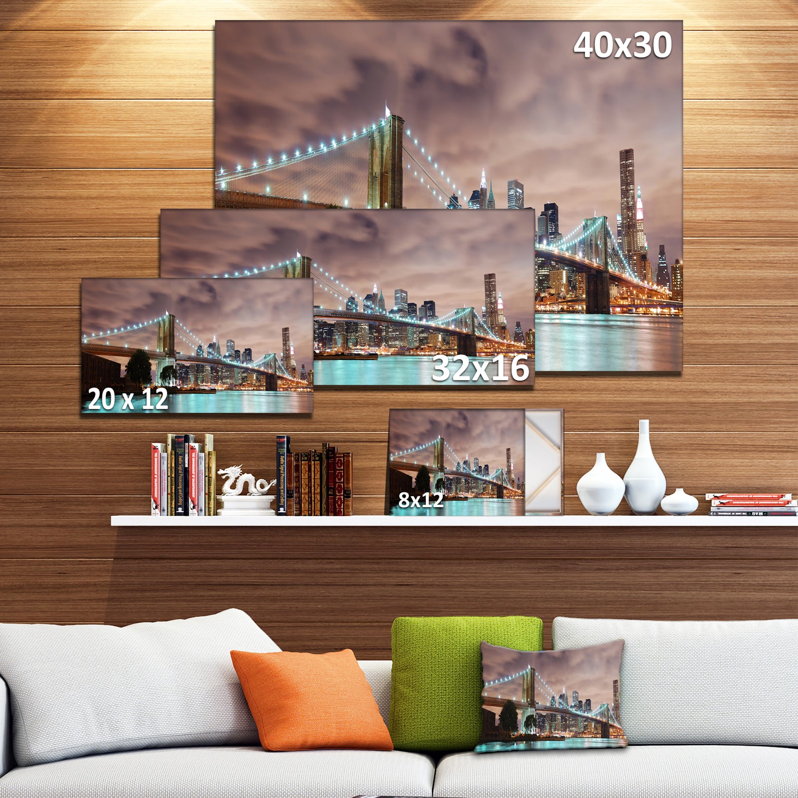 New York City Panorama - Cityscape Photography Canvas Print