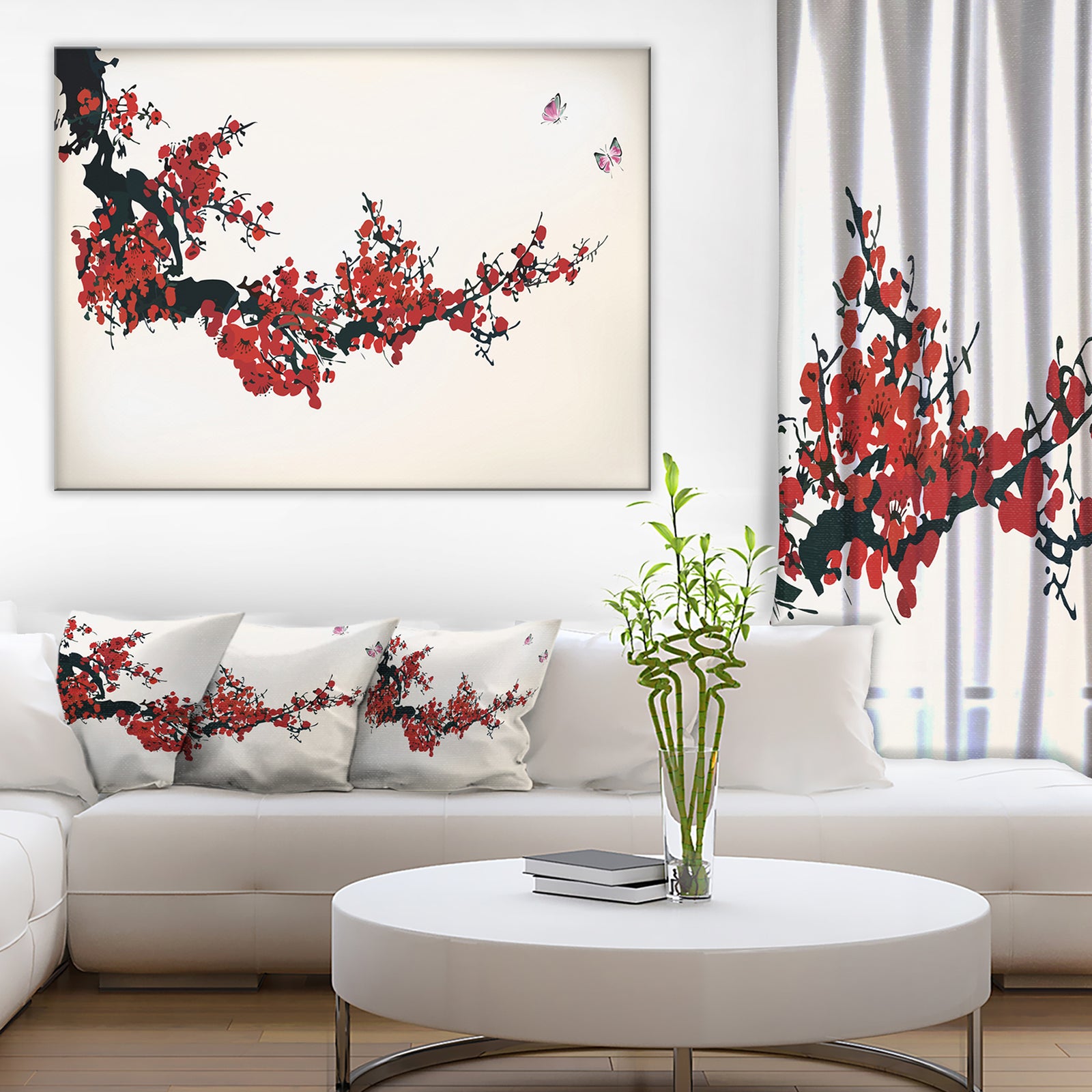 Floral Winter Sweet - Digital Art Floral Canvas Art Print