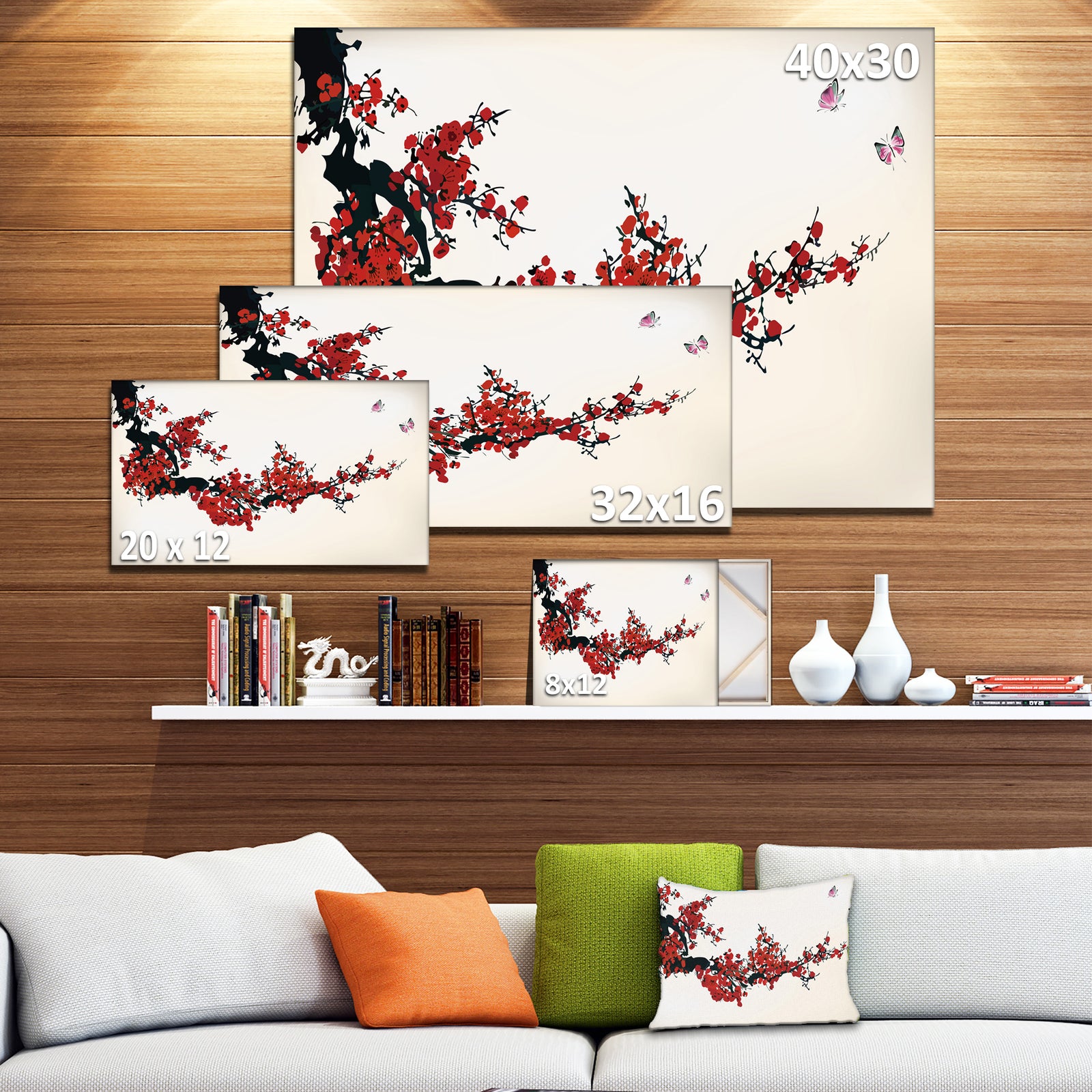 Floral Winter Sweet - Digital Art Floral Canvas Art Print