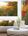Colorful Maple Trees - Floral Photography Canvas Print