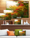 Colorful Maple Trees - Floral Photography Canvas Print