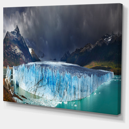 Perito Moreno Glacier Photography Canvas Art Print