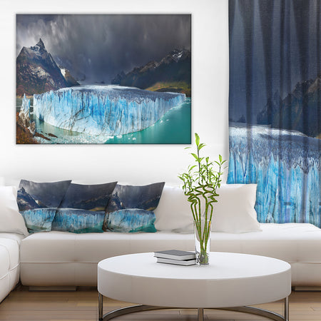 Perito Moreno Glacier Photography Canvas Art Print