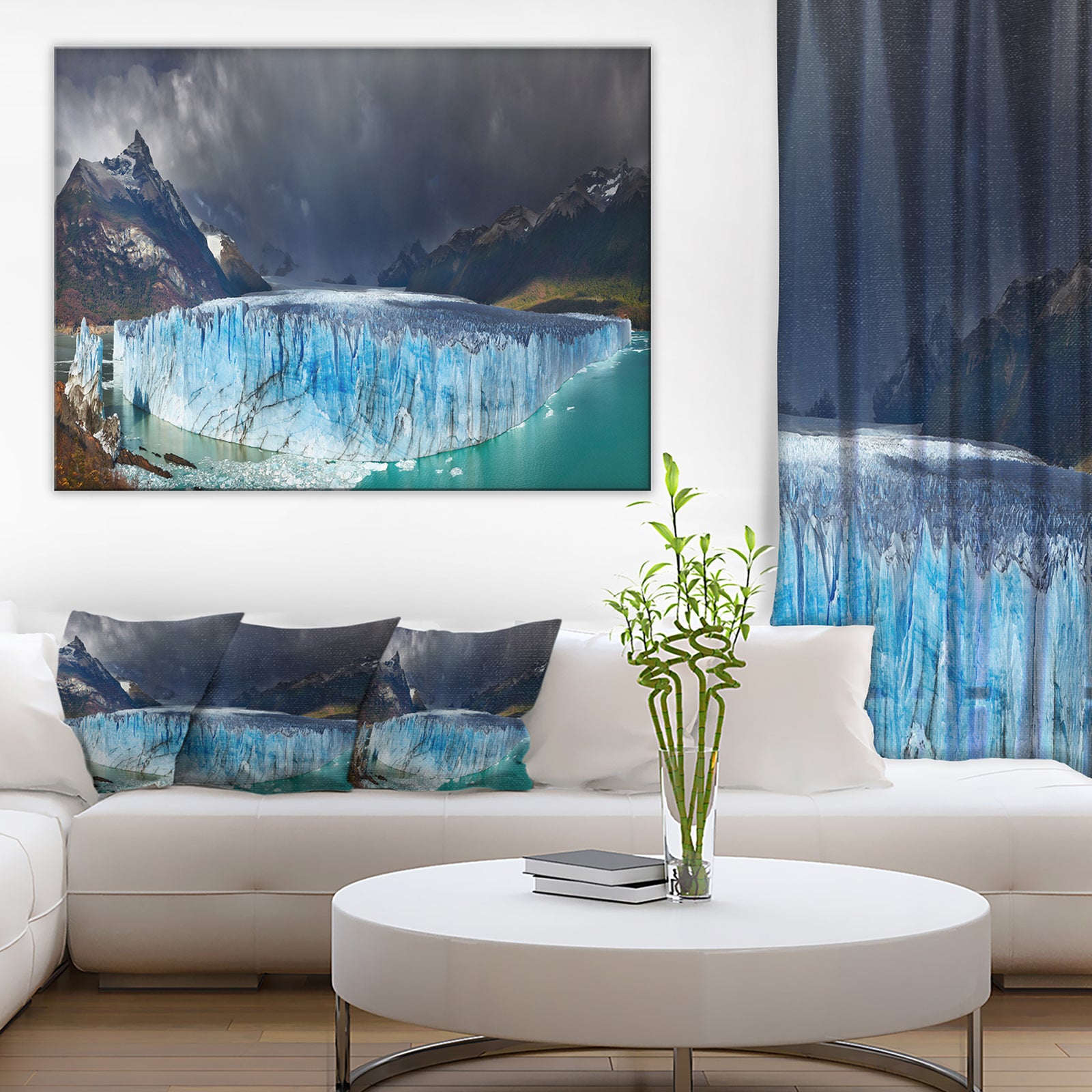 Perito Moreno Glacier Photography Canvas Art Print