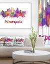 Minneapolis Skyline - Cityscape Canvas Art Print