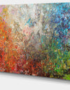 Board Stained Abstract Art - Abstract Canvas Art Print