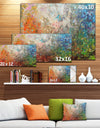 Board Stained Abstract Art - Abstract Canvas Art Print