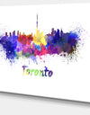 Toronto Skyline - Cityscape Canvas Art Print