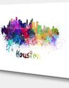 Houston Skyline - Cityscape Canvas Artwork Print