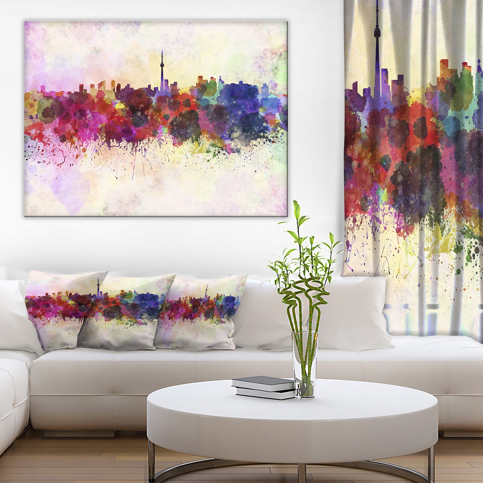 Toronto Skyline - Cityscape Canvas Artwork Print