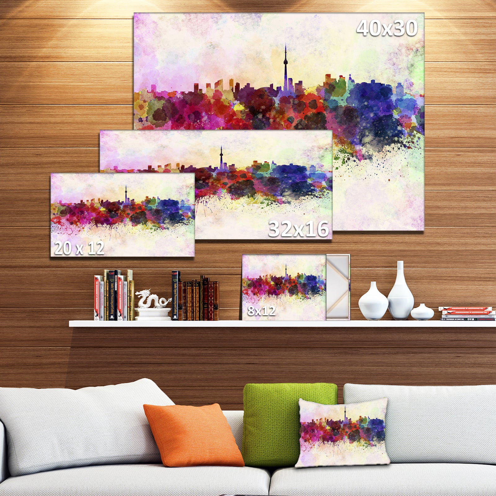 Toronto Skyline - Cityscape Canvas Artwork Print