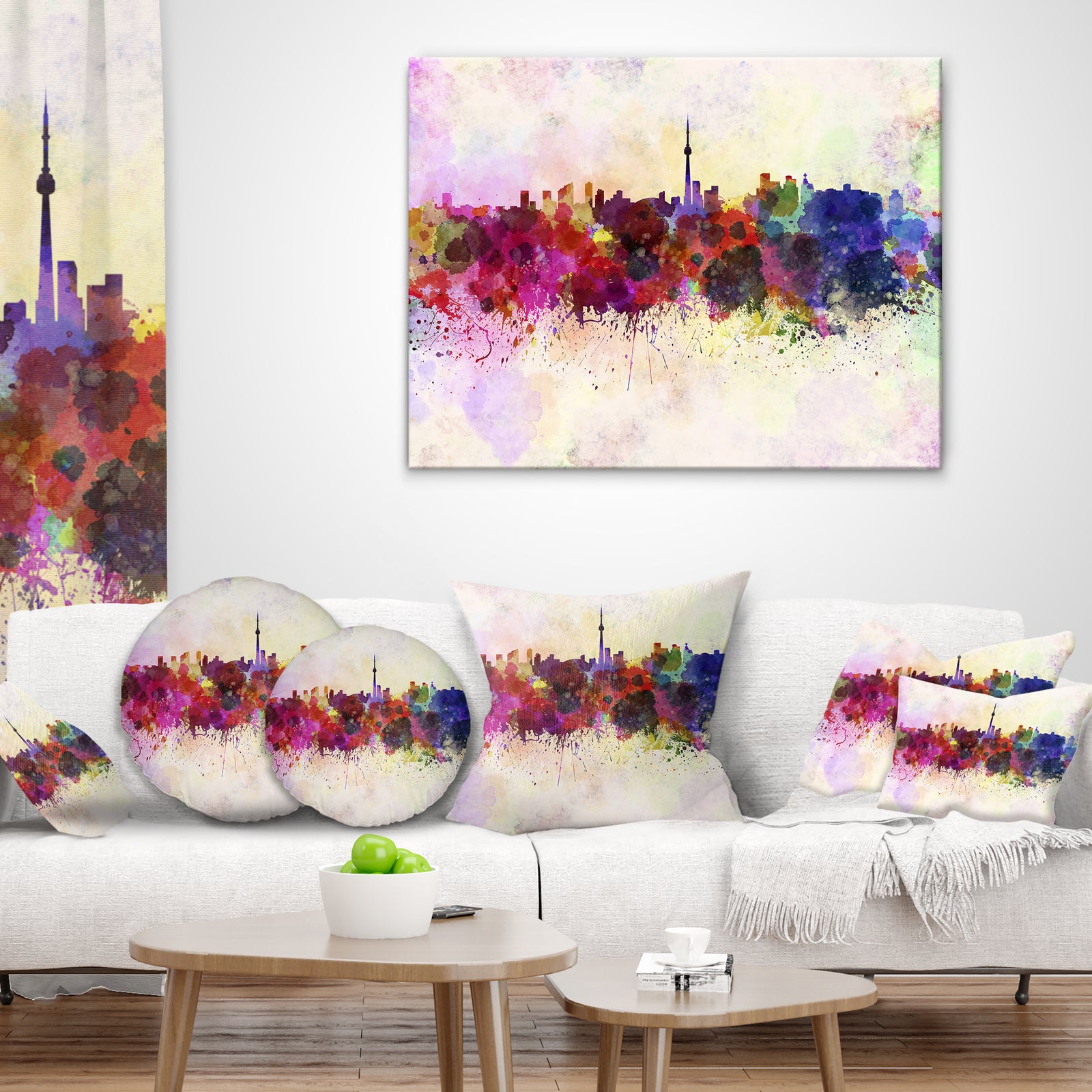 Toronto Skyline - Cityscape Canvas Artwork Print