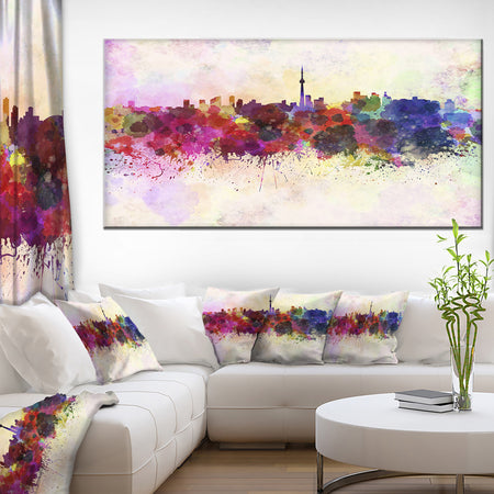 Toronto Skyline - Cityscape Canvas Artwork Print