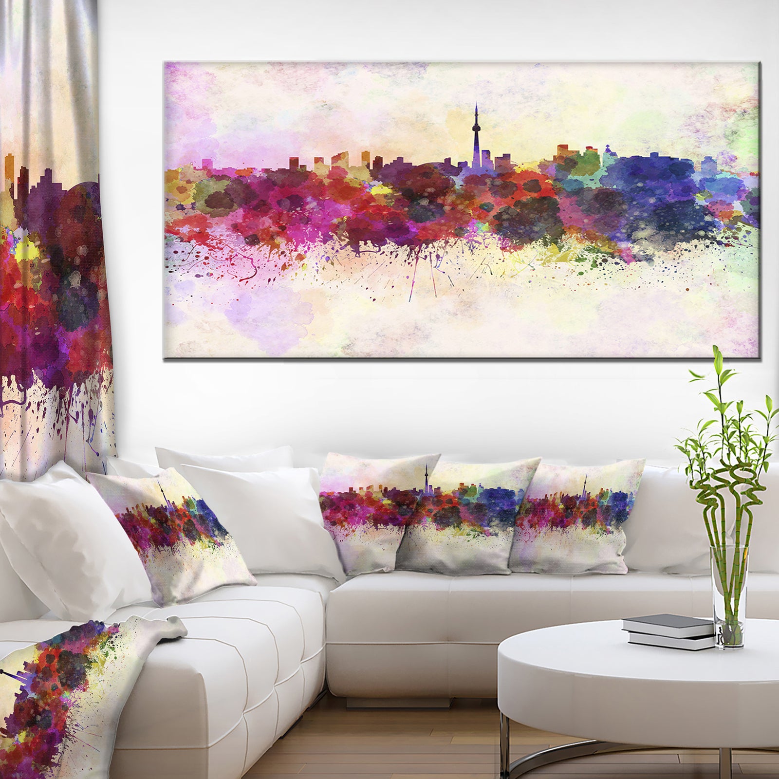 Toronto Skyline - Cityscape Canvas Artwork Print