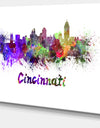 Cincinnati Skyline - Cityscape Canvas Artwork Print