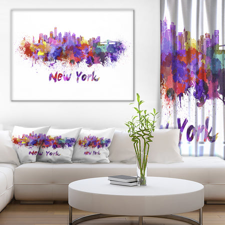 New York Skyline - Cityscape Canvas Artwork Print