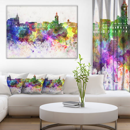 Brasov Skyline - Cityscape Canvas Artwork Print