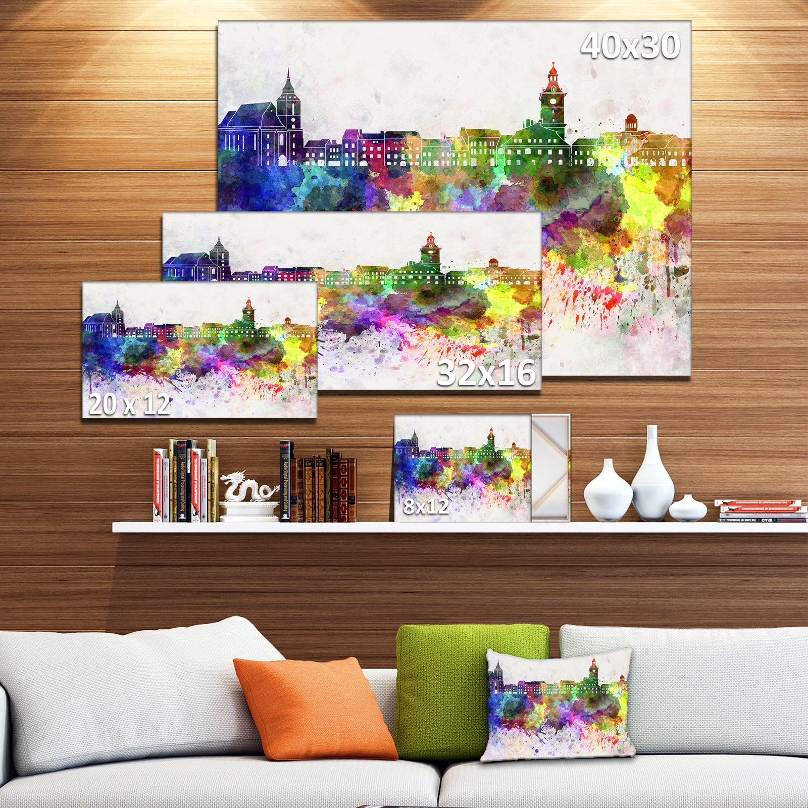 Brasov Skyline - Cityscape Canvas Artwork Print