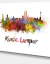 Kuala Lumpur Skyline - Cityscape Canvas Artwork Print