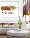 Kuala Lumpur Skyline - Cityscape Canvas Artwork Print