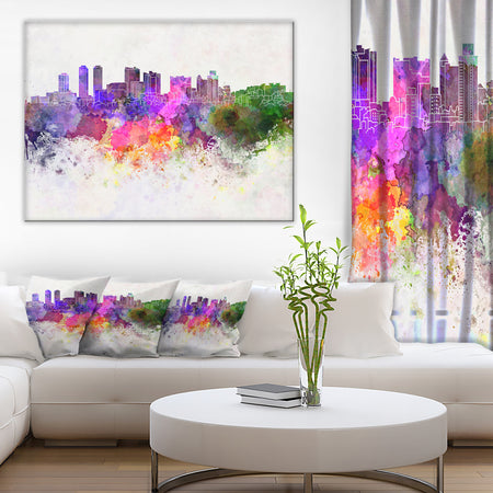 Colombo Skyline - Cityscape Canvas Artwork Print
