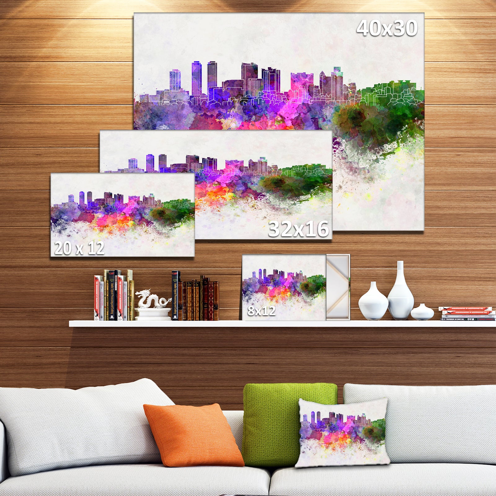 Colombo Skyline - Cityscape Canvas Artwork Print