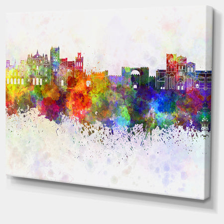 Avila Skyline - Cityscape Canvas Artwork Print
