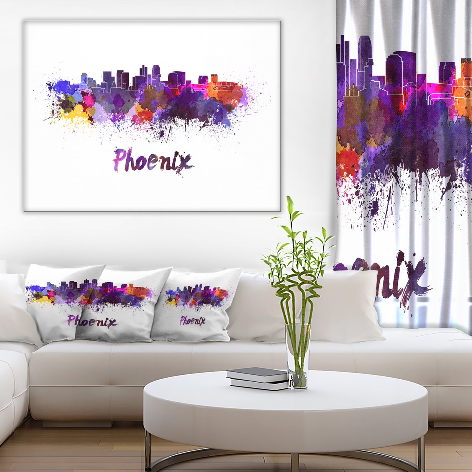 Phoenix Skyline - Cityscape Canvas Artwork Print