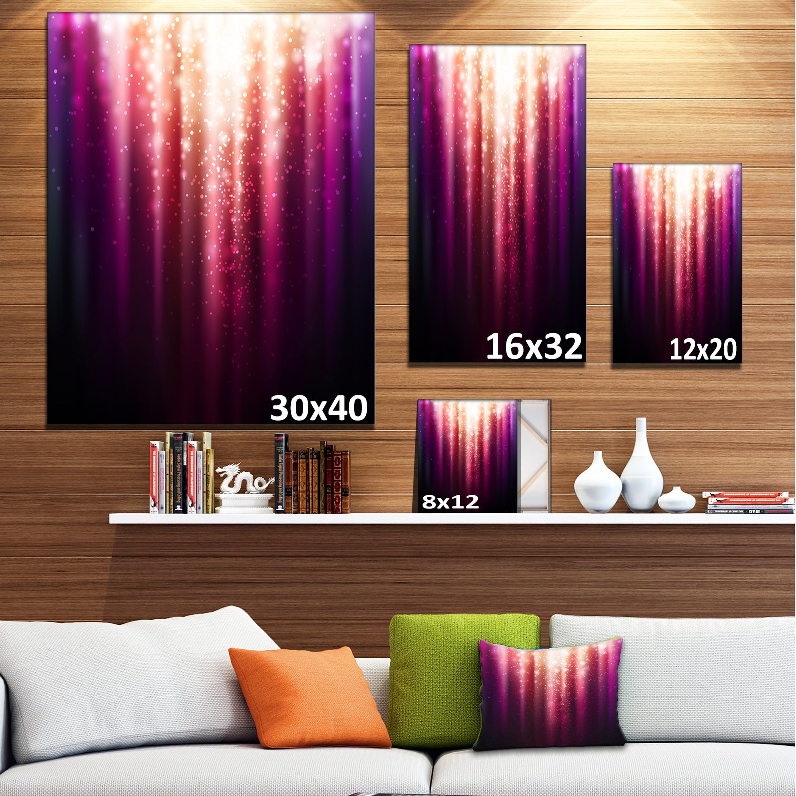 Magic Light - Abstract Canvas Art Print