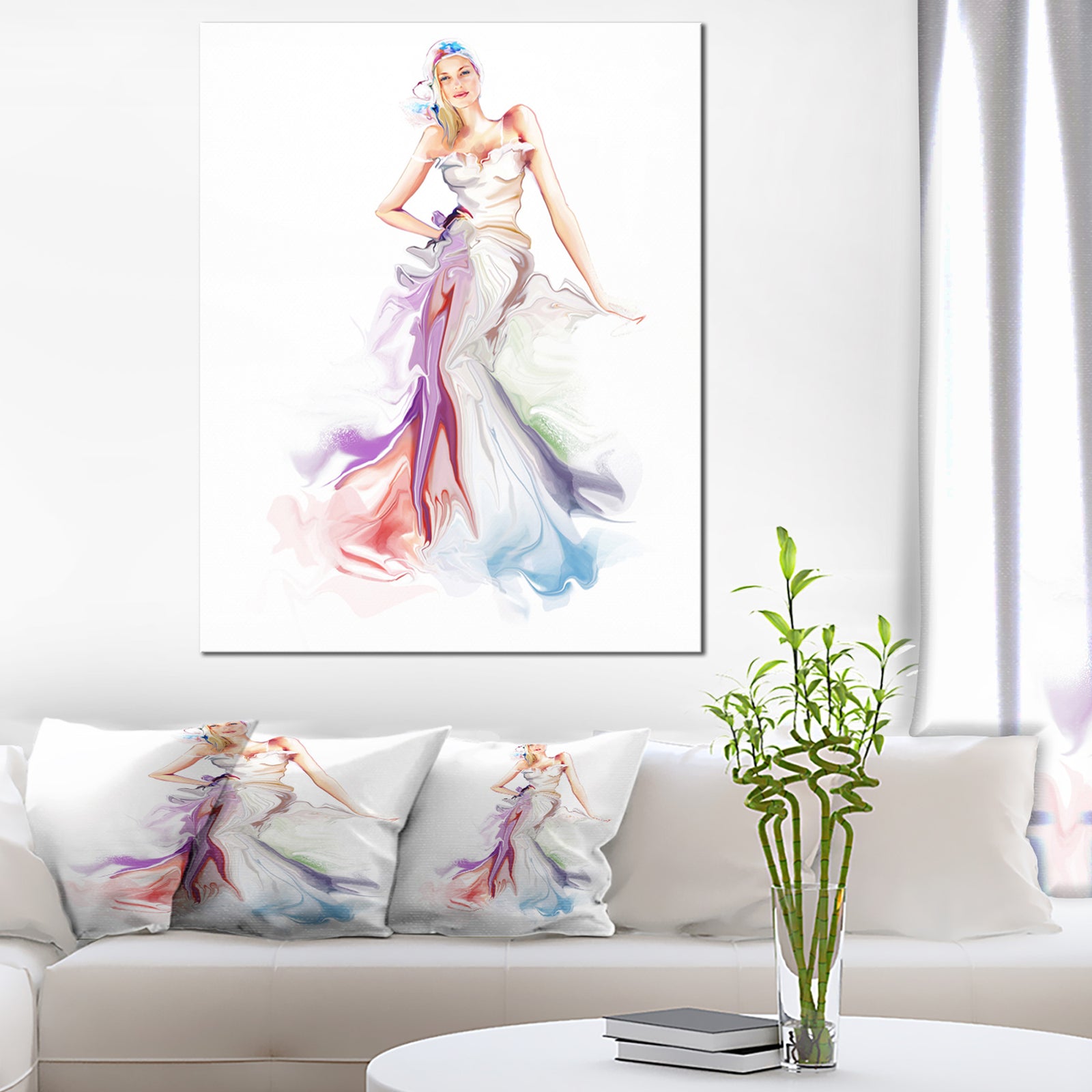 Beautiful Fashion Girl - Contemporary Artwork