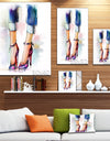 Female Legs and Shoes - Digital Print on Canvas