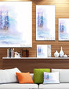 Watercolor Trees - Landscape Canvas Art Print