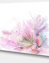 Lovely Pink Flowers - Floral Contemporary Canvas Art Print