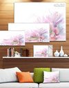 Lovely Pink Flowers - Floral Contemporary Canvas Art Print
