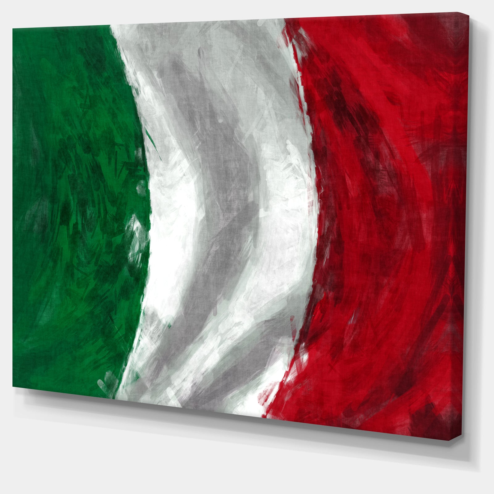 Italy Flag - Contemporary Canvas Art Print