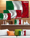 Italy Flag - Contemporary Canvas Art Print