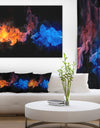 Blue and Red Fire Contemporary Artwork