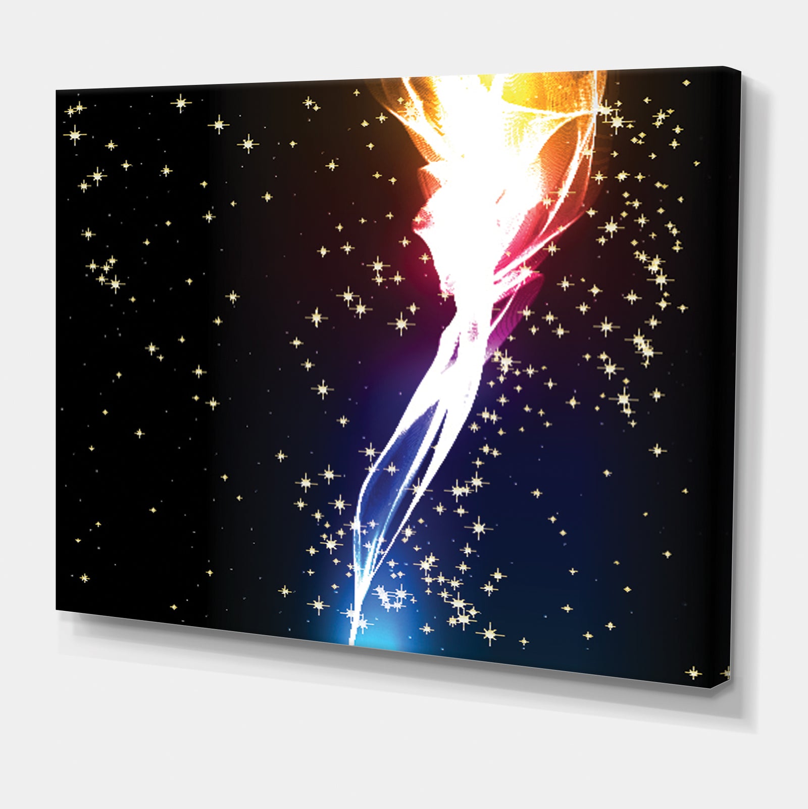 Light flower - Contemporary Canvas Art Print