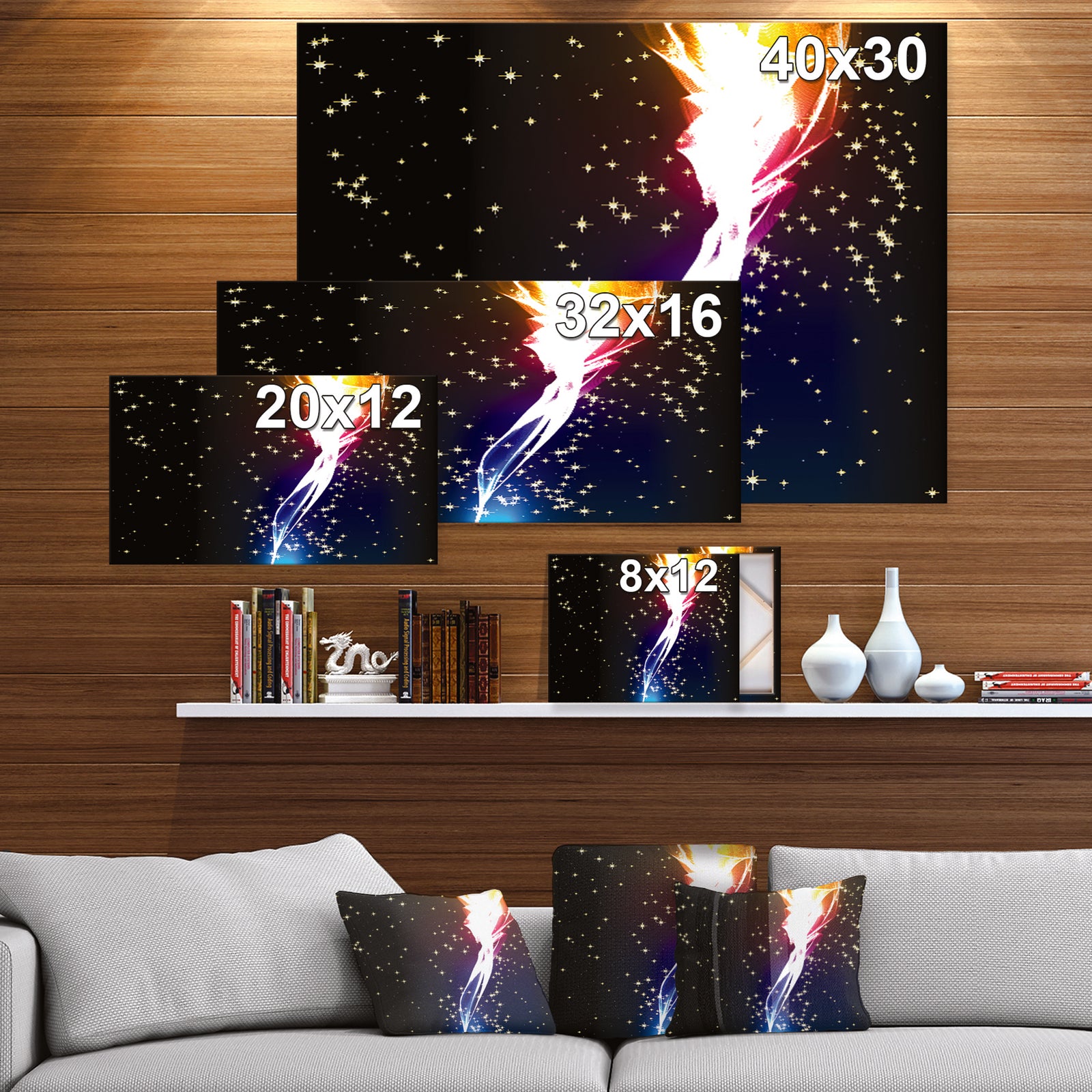 Light flower - Contemporary Canvas Art Print