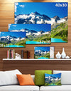 Green Mountain Lake Photography Canvas Art Print