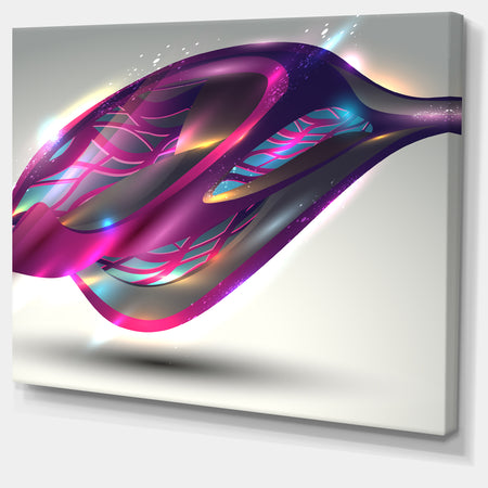 Purple Associative Illustration - Contemporary Art Canvas Print