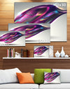 Purple Associative Illustration - Contemporary Art Canvas Print