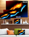 Fire and Water - Contemporary Art Canvas Print